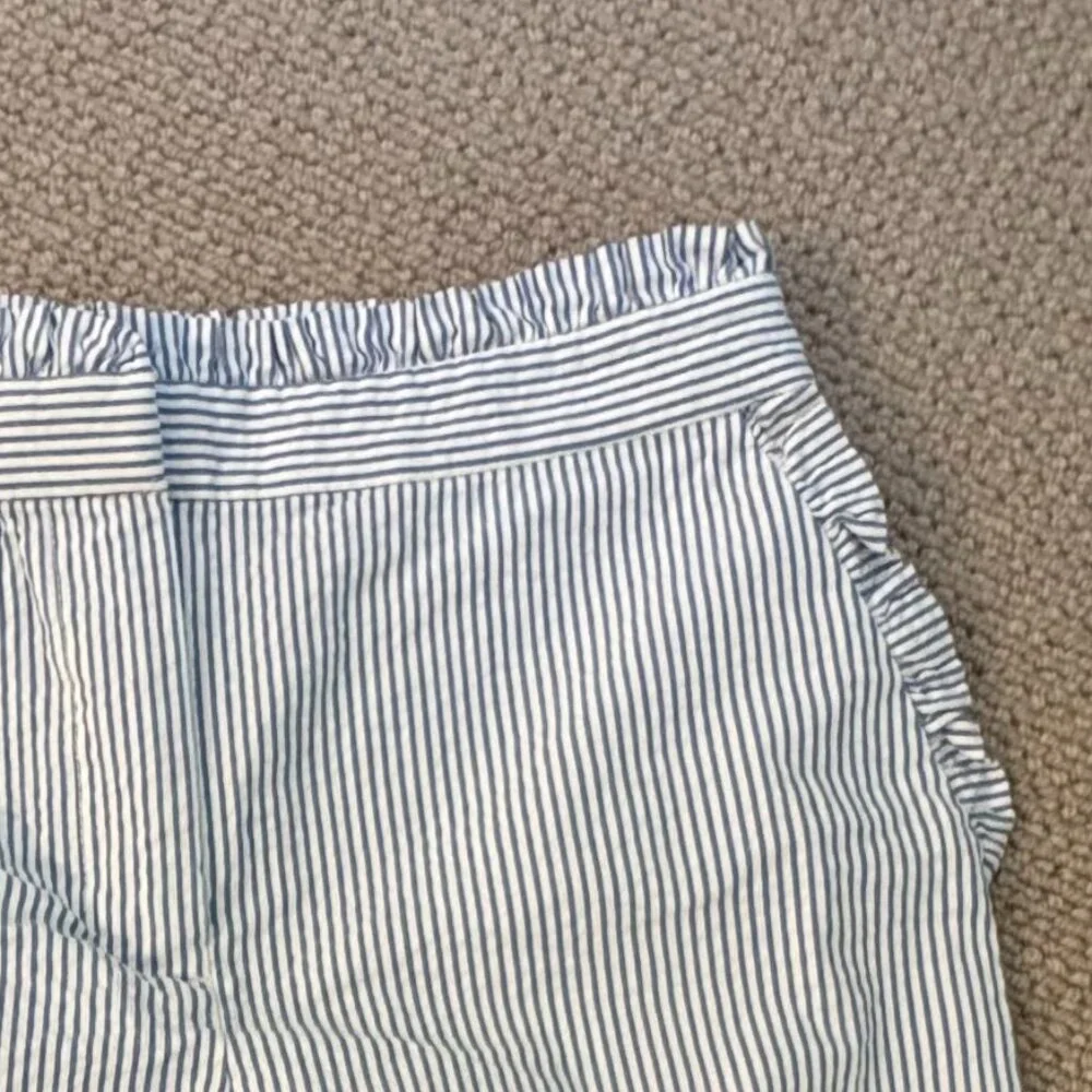 BOGO J. Crew Factory Seersucker Ruffle Shorts - Picture 5 of 8
